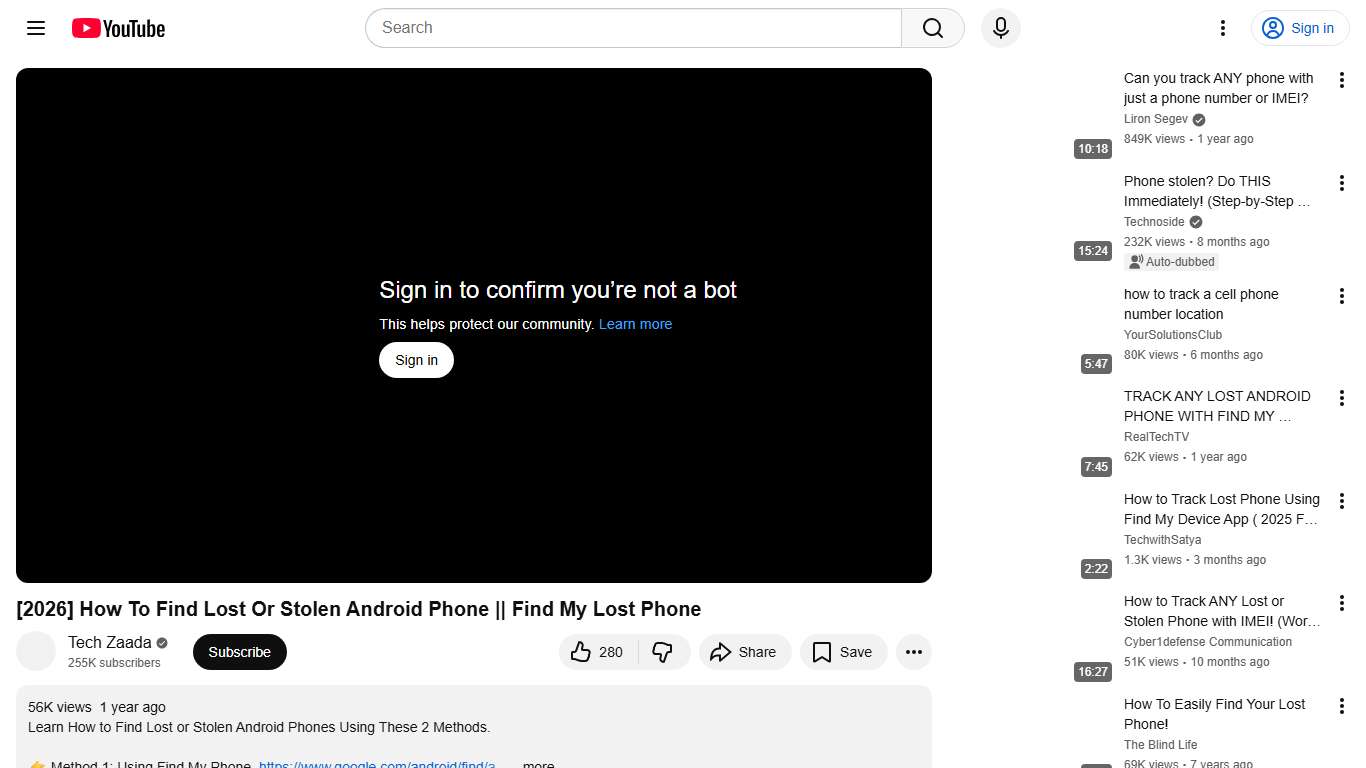[2026] How To Find Lost Or Stolen Android Phone || Find My Lost Phone - YouTube